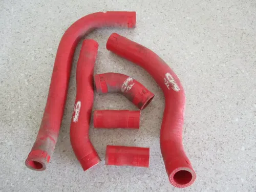 2012 HONDA CRF450 CV4 RED RADIATOR HOSE KIT, FITS 09-12, MX99
