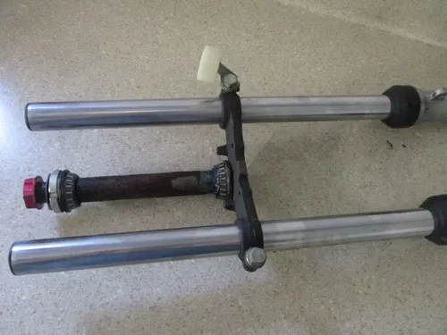 2008 KAWASAKI KLX 110 COMPLETE FRONT FORKS W/ RODS HD SPRINGS, M232
