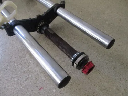 2008 KAWASAKI KLX 110 COMPLETE FRONT FORKS W/ RODS HD SPRINGS, M232