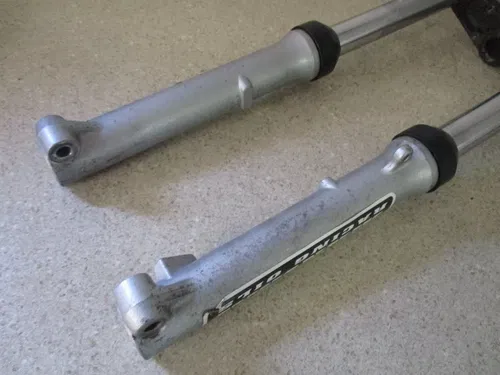 2008 KAWASAKI KLX 110 COMPLETE FRONT FORKS W/ RODS HD SPRINGS, M232