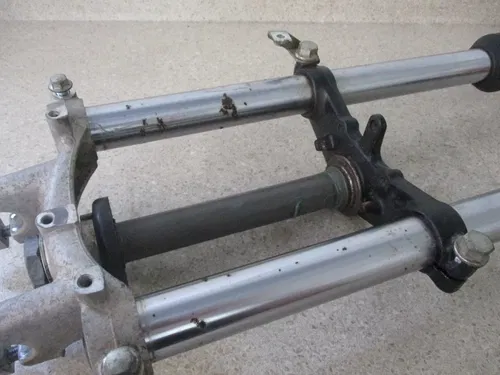 2008 KAWASAKI KLX110 FRONT FORK TUBES W/ CLAMPS FRONT END, M197