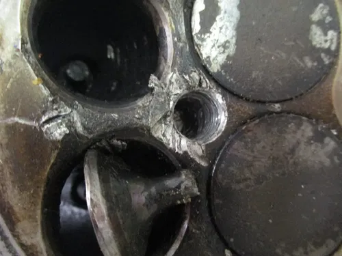 2016 KTM 250 SXF FACTORY EDITION CYLINDER HEAD DAMAGED PARTS ONLY CORE, M228