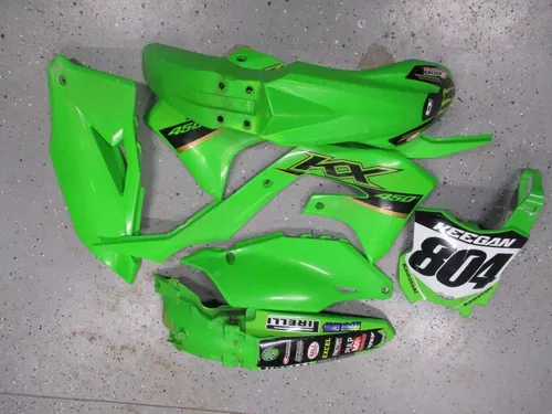 2022 KAWASAKI KX 450 PLASTICS KIT SHROUDS PLATES FENDERS, FITS 19-23, M236