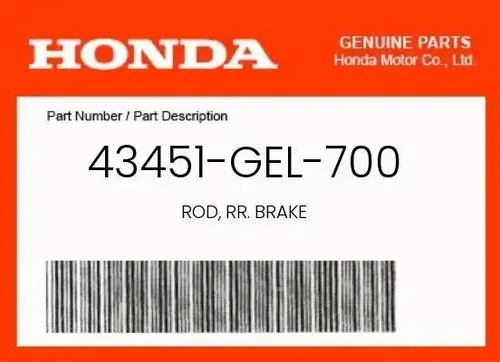 HONDA CRF 50 XR50 REAR BRAKE ROD ARM GENUINE, FITS ALL, M239
