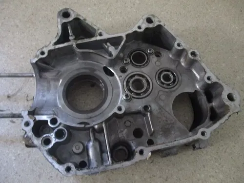 2008 KAWASAKI KLX 110 RIGHT SIDE ENGINE CASE HALF CLUTCH SIDE, FITS 02-09, M227