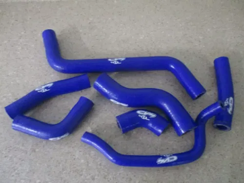 CV4 RACING BLUE RADIATOR HOSES KIT 2015 KAWASAKI KX 450F, FITS 09-15, M207