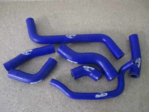 CV4 RACING BLUE RADIATOR HOSES KIT 2015 KAWASAKI KX 450F, FITS 09-15, M207