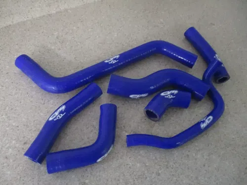CV4 RACING BLUE RADIATOR HOSES KIT 2015 KAWASAKI KX 450F, FITS 09-15, M207