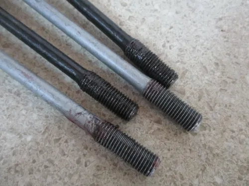 2013 SUZUKI RMZ450 CYLINDER HEAD BOLTS STUDS W/ WASHERS OEM, MX77
