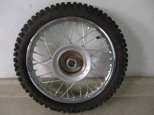 2024 HONDA CRF 110 14" FRONT WHEEL W/ TIRE FRONT RIM COMPLETE, FITS ALL, M238