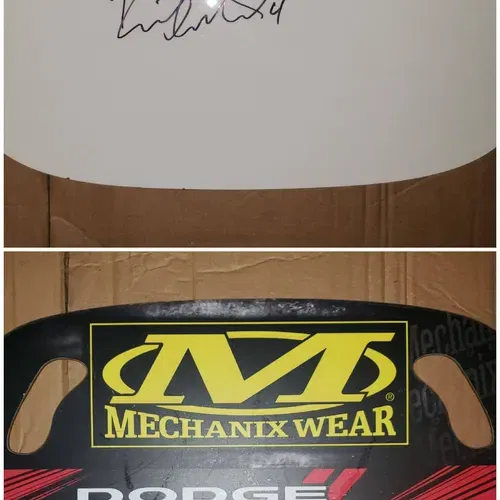 Ricky Carmichael Race Used Mechanix Pit Board RCH Suzuki
