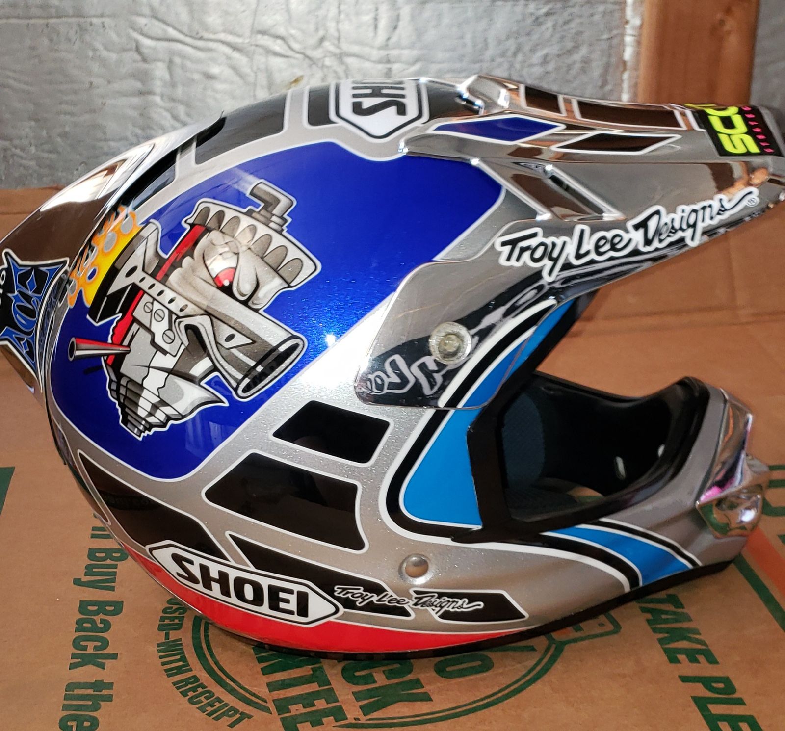 Troy lee designs deals helmet fin