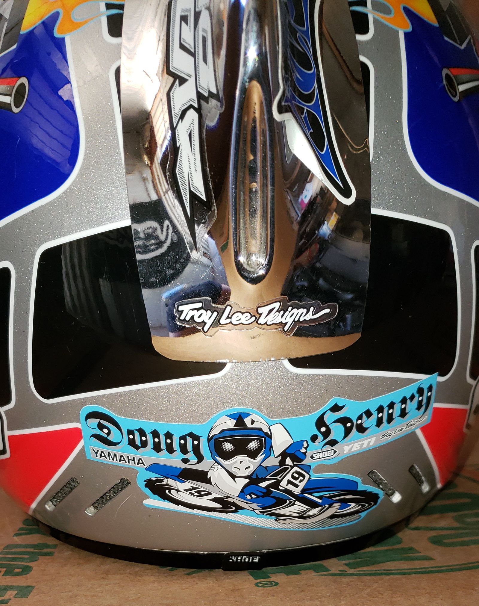 Troy lee designs deals helmet fin