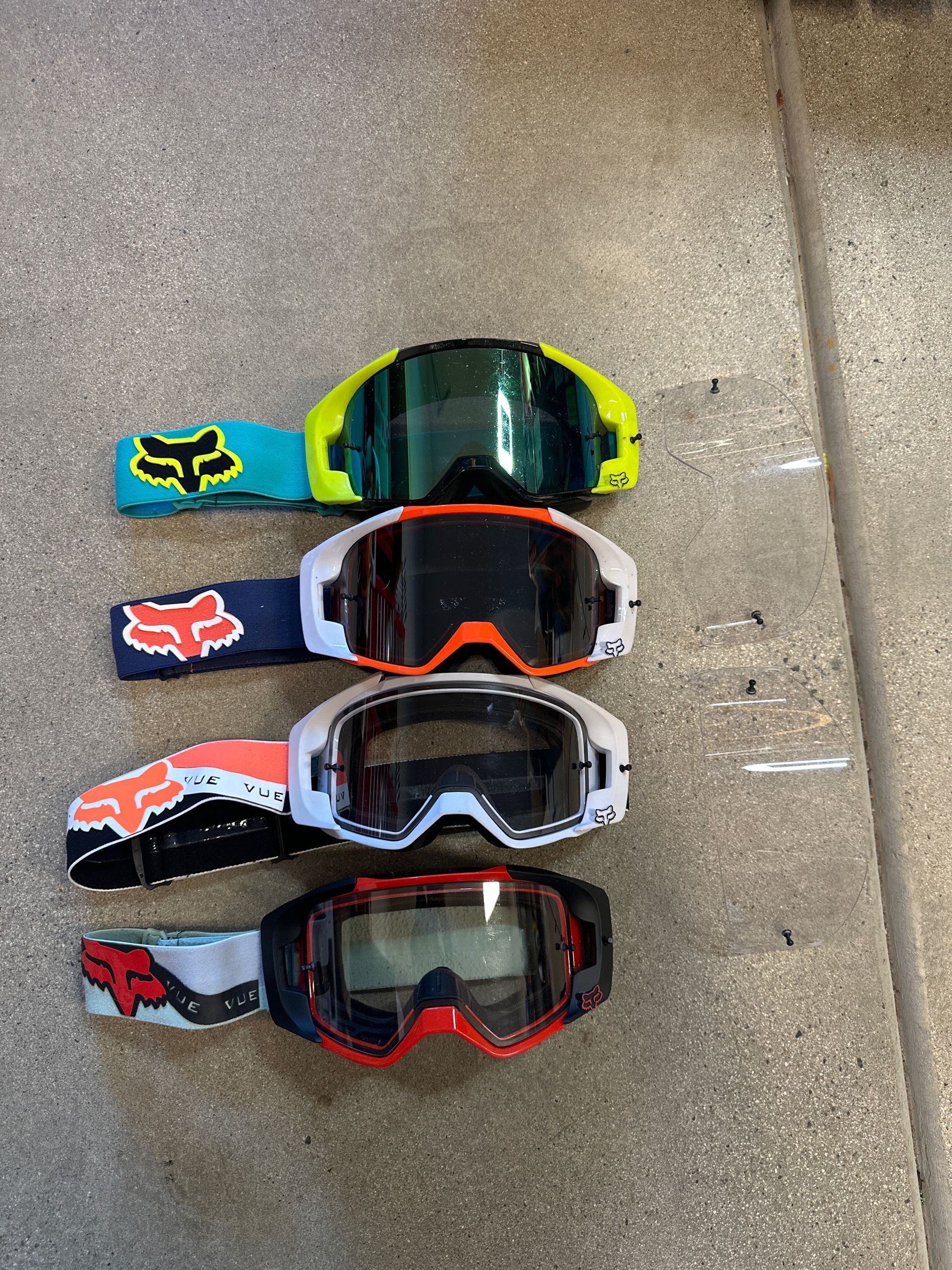 Fox Goggles Used 