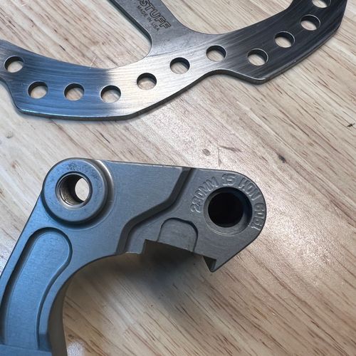MOTOSTUFF 280MM Wave Rotor With Bracket