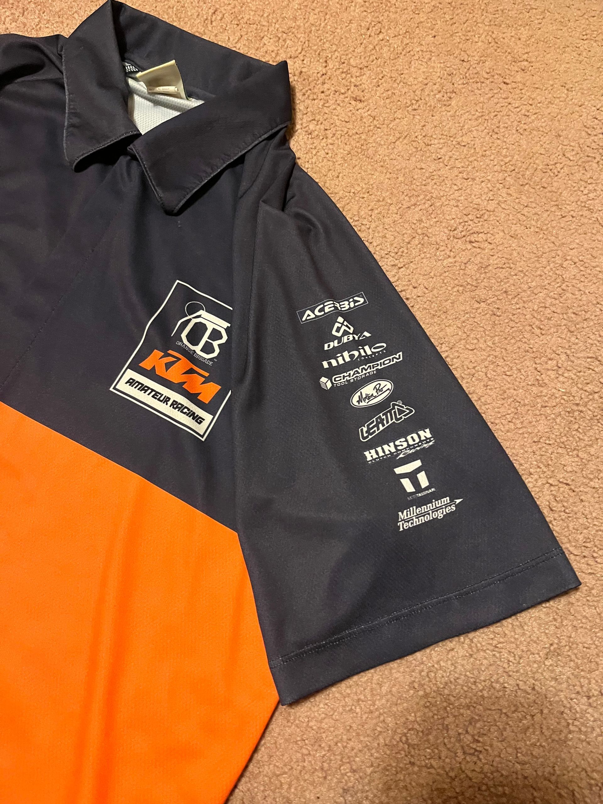 Factory Orange Brigade KTM Amature Racing Shirt