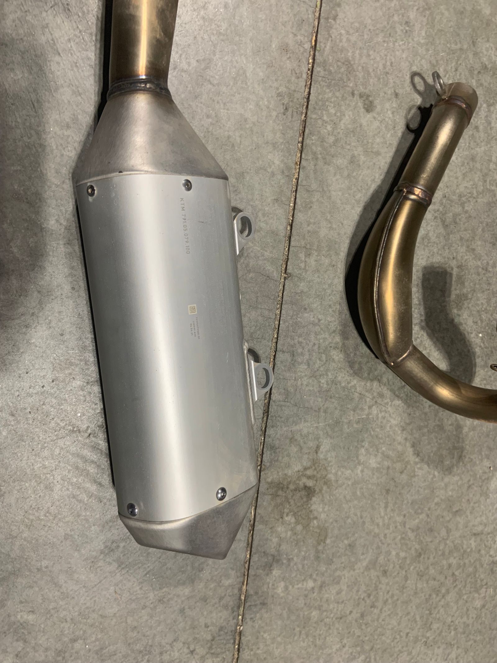 Ktm stock exhaust price cheap