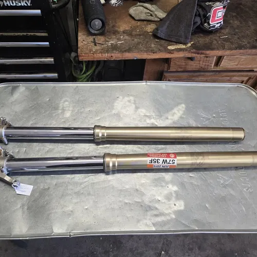 2007 Suzuki Rmz450 Right Left Front Suspension Forks Shocks 51103-35g30