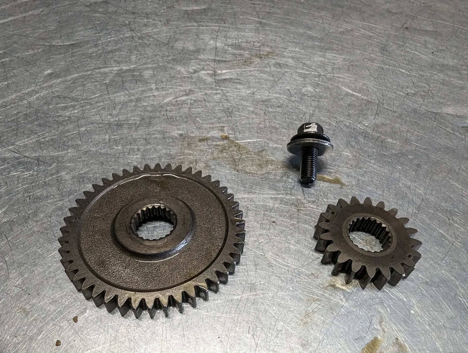 1984 Honda Atc250r Crankshaft Primary Drive Gears