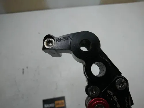 CRG RC2 FOLDING ROLL A CLICK RADIAL RIGHT FRONT HAND BRAKE LEVER - BLACK RN-511