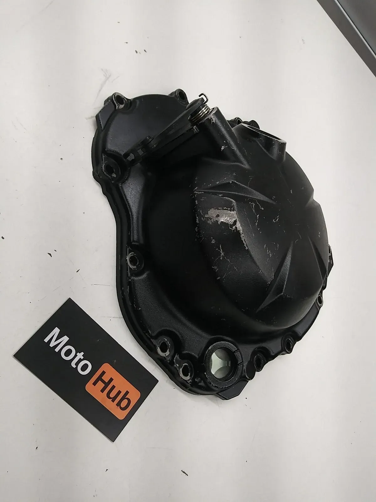 07-08 KAWASAKI NINJA ZX6R OEM RH RIGHT ENGINE CASE CLUTCH COVER w RELEASE LEVER