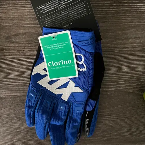 Fox Racing Dirtpaw Gloves Blue - Size M