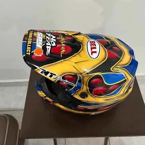 Bell Moto 9 Custom Replica Paint Mcgrath 1998 Bell Moto 6 
