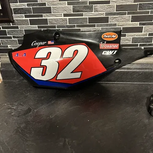Justin Cooper Suppercross Red Plate 