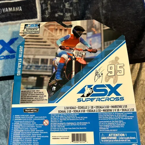 Justin Sterling Jersey And Toy Dirt Bike 