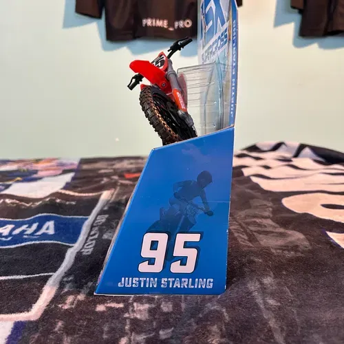 Justin Sterling Jersey And Toy Dirt Bike 
