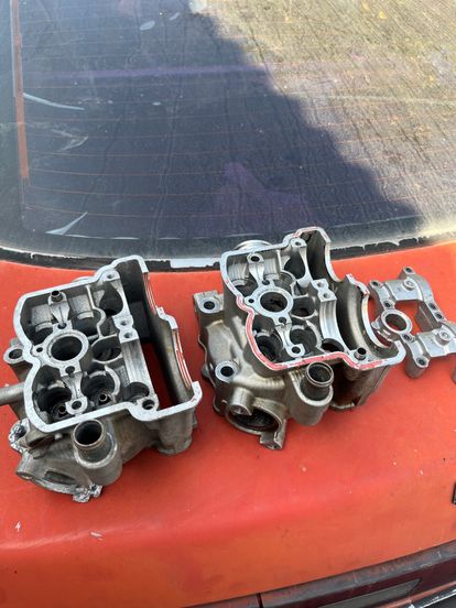 2009 Kx250f Cylinder Head