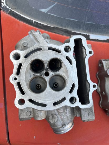 2009 Kx250f Cylinder Head