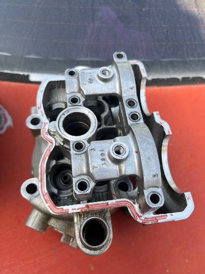 2009 Kx250f Cylinder Head