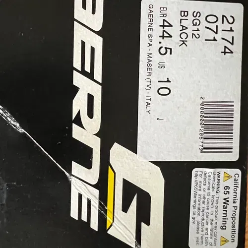 Gaerne SG 12  Size 10 Black 