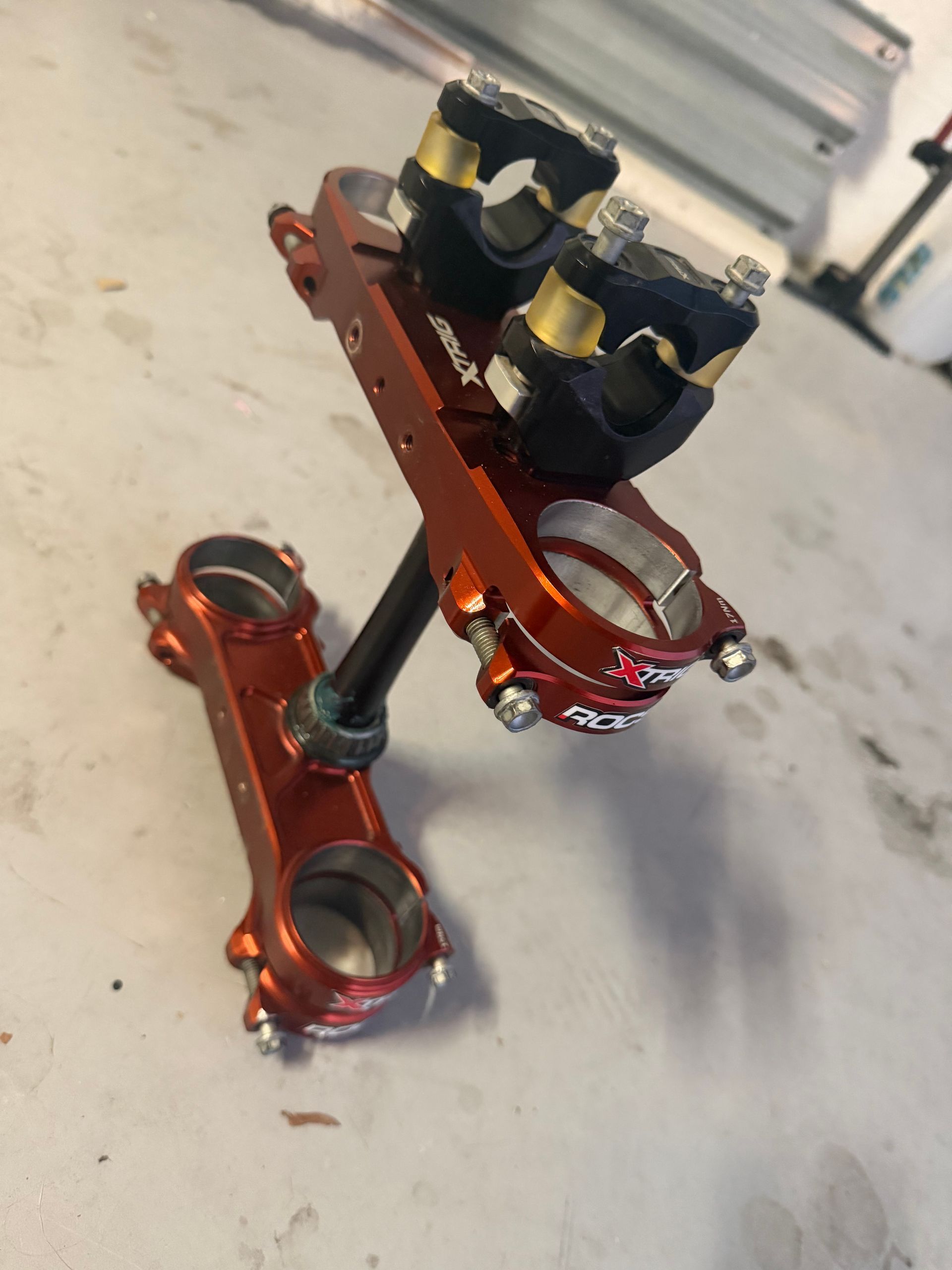 Xtrig Rocs Triple Clamps For Ktm To Run Kyb A Kit Forks 