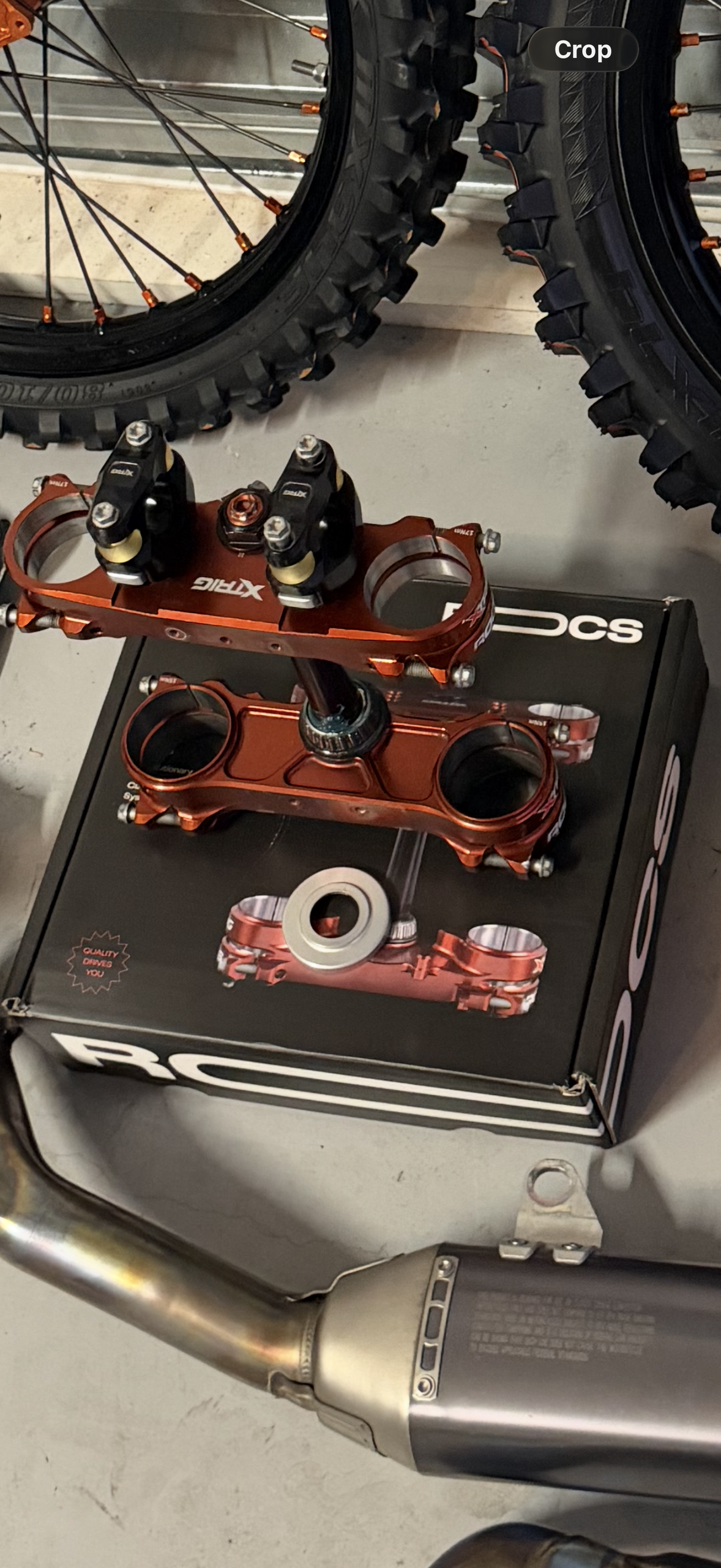 Xtrig Rocs Triple Clamps For Ktm To Run Kyb A Kit Forks 