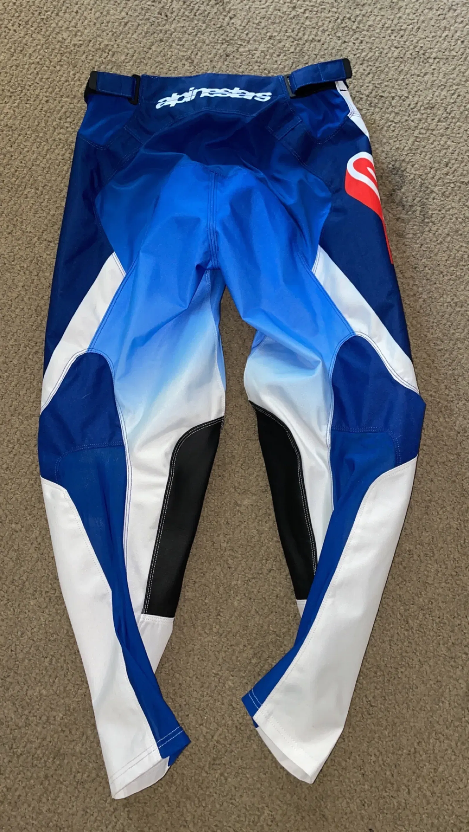 Alpinestars 2023 Racer Combo - Semi - Blue/ Hot orange + red