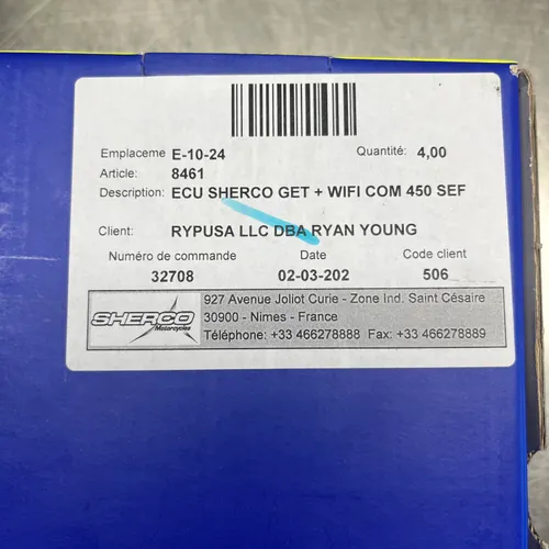 ECU SHERCO GET + WIFI COM 450 SEF 