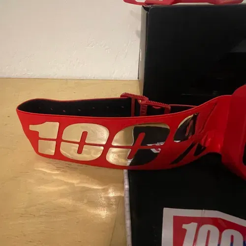 100percent Armega Goggles - War Red - Brand New