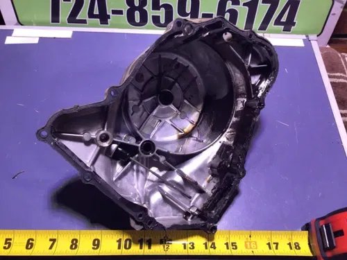 2007 YAMAHA RAPTOR 80 GRIZZLY BADGER CRANKCASE CLUTCH RIGHT SIDE COVER CASE
