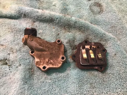 1999 YAMAHA PW80 OEM intake manifold reeds  RBB1