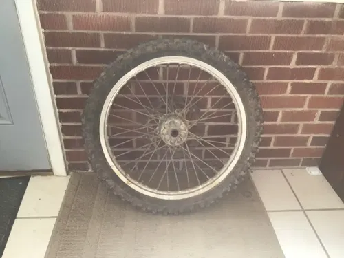 1995 KTM Dirt Bike Front Wheel Rim Tire Rotor 300 EXC