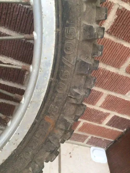 1995 KTM Dirt Bike Front Wheel Rim Tire Rotor 300 EXC