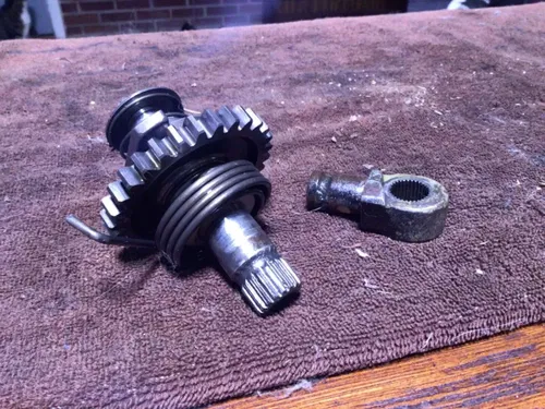 1989 - 1998 SUZUKI RMX250 KICK START STARTER KICKSTART GEAR SHAFT