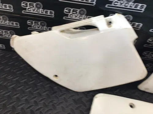 1997 Kawasaki KX125 KX 125 OEM Left Right Side Plastic Panel Cover Number Plate