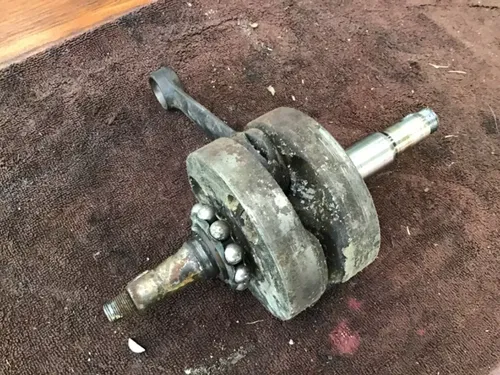 1974 Penton KTM Hare Scrambler 250 crank crankshaft rod