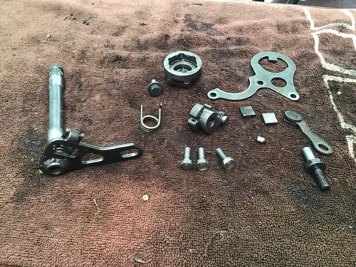 1990 HONDA CR125R CR125 gear selector shift shaft shifter pawls