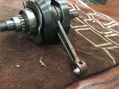 1974 Suzuki TS100 crankshaft crank rod bearings