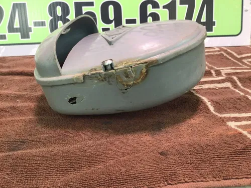 OSSA PIONEER SDR AIR BOX CLEANER LID COVER CAP TOP OEM VINTAGE USED IRZ GRAY