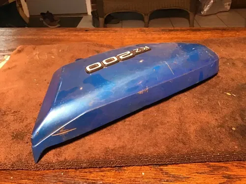1978 Kawasaki KZ200 RH side cover panel plastic